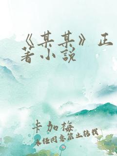 《某某》正版原著小说