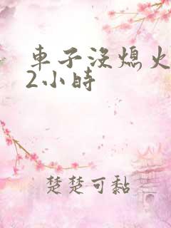 车子没熄火停了2小时