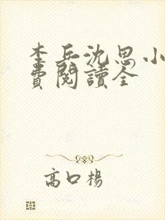 李兵沈思小说免费阅读全