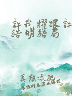 许我耀眼许妍沈皓明结局