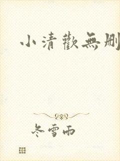 小清欢无删减版