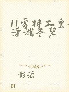 11处特工皇妃潇湘冬儿