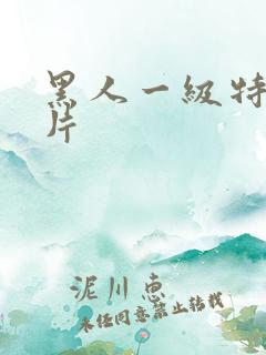 黑人一级特黄大片