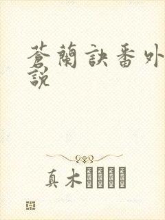 苍兰诀番外篇小说