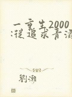 一重生2000:从追求青涩校花同桌开始