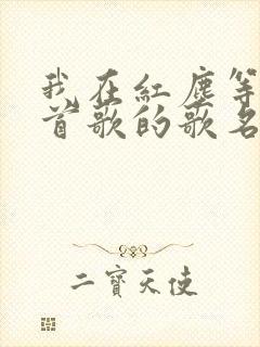 我在红尘等你这首歌的歌名叫什么