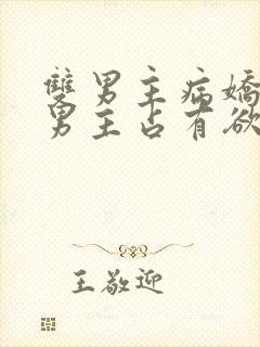 双男主病娇小说男主占有欲很强