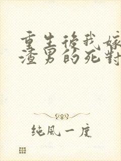 重生后我嫁给了渣男的死对头连载