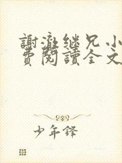 谢澈继兄小说免费阅读全文无弹窗