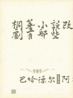 桐华小说改编的剧有哪些