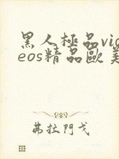 黑人极品videos精品欧美裸