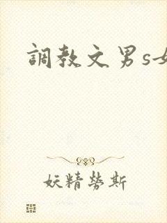 调教文男s女m