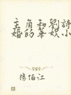 主角和刘诗诗闪婚的华娱小说