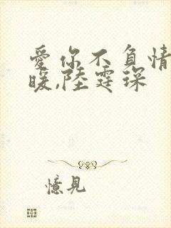 爱你不负情深顾暖,陆霆琛