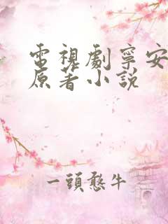 电视剧宁安如梦原著小说