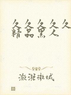 久久久久久国产精品黑人