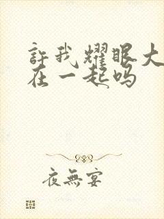 许我耀眼大结局在一起吗