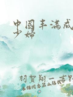 中国丰满成熟的少妇