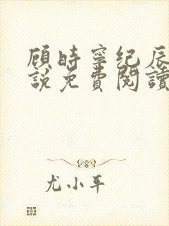 顾时宁纪辰赫小说免费阅读最新章节