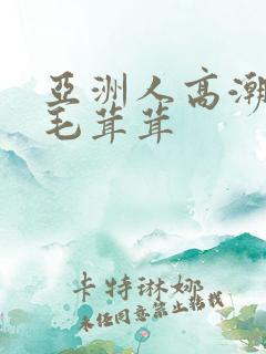 亚洲人高潮亚洲毛茸茸