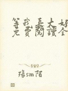 等我长大好不好免费阅读全文