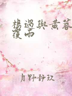 杨过与黄蓉翻云覆雨