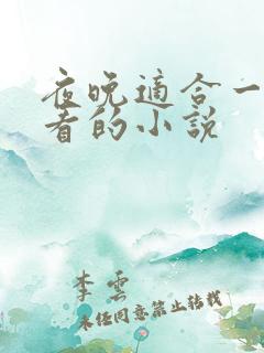 夜晚适合一个人看的小说