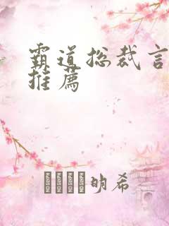 霸道总裁言情文推荐