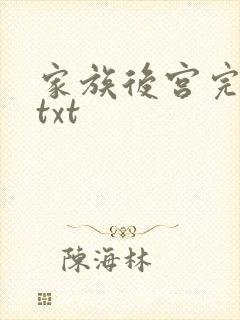 家族后宫完结版txt