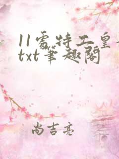 11处特工皇妃txt笔趣阁