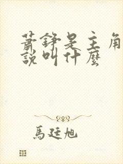 萧铮是主角的小说叫什么