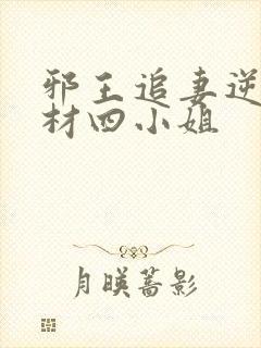 邪王追妻逆天废材四小姐