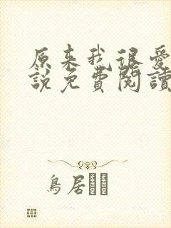原来我很爱你小说免费阅读全文