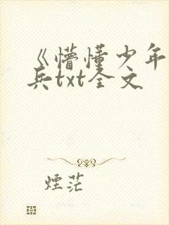 《懵懂少年》李兵txt全文