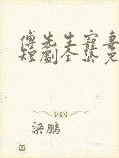 傅先生宠妻无度短剧全集免费观看