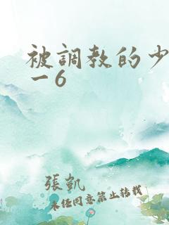 被调教的少妇1一6