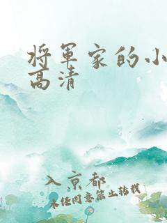 将军家的小娘子高清