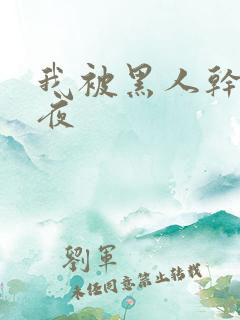 我被黑人干了一夜