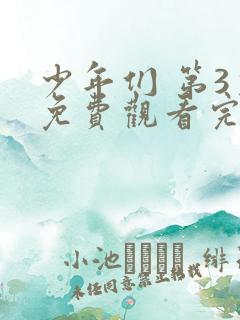 少年们 第3季免费观看完整版