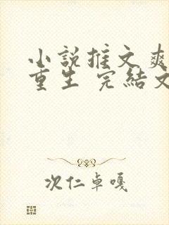 小说推文爽文,重生 完结文