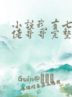 小说我有七个大佬哥哥完整版