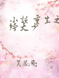 小说 重生之纨绔大少