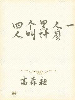 四个黑人一个白人叫什么