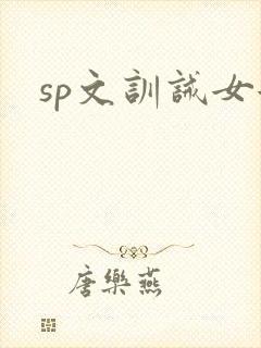 sp文训诫女女