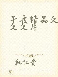 午夜精品久久久久久片