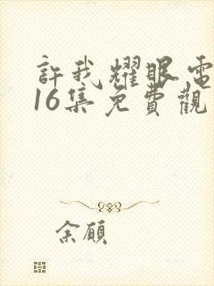 许我耀眼电视剧16集免费观看