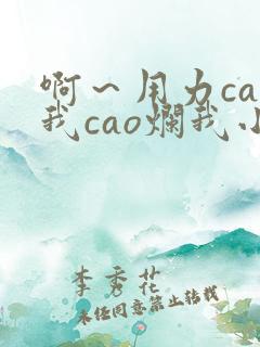 啊～用力cao我cao烂我小说