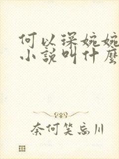 何以琛婉婉原著小说叫什么名字