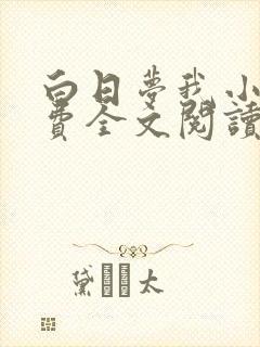 白日梦我小说免费全文阅读无弹窗