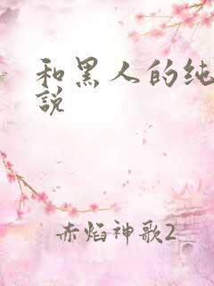 和黑人的纯h小说